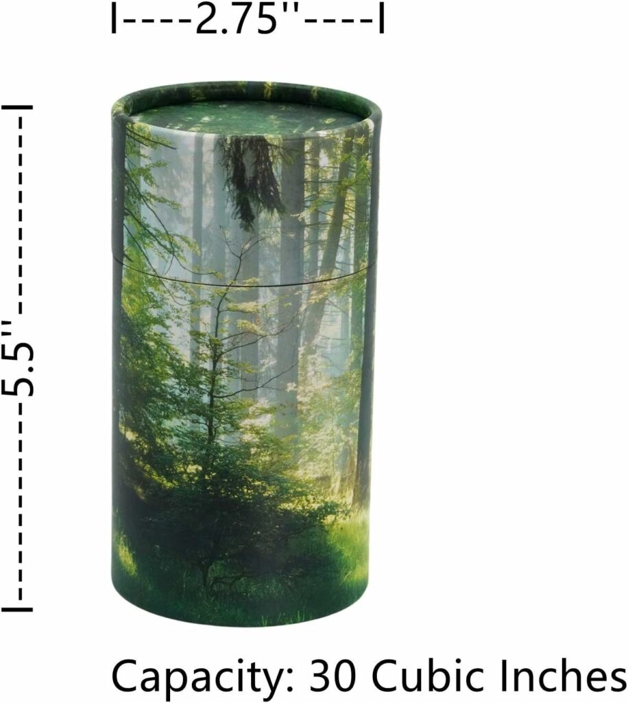 Casket Depot Scattering Tube Mini 5.5 (Green Forest)