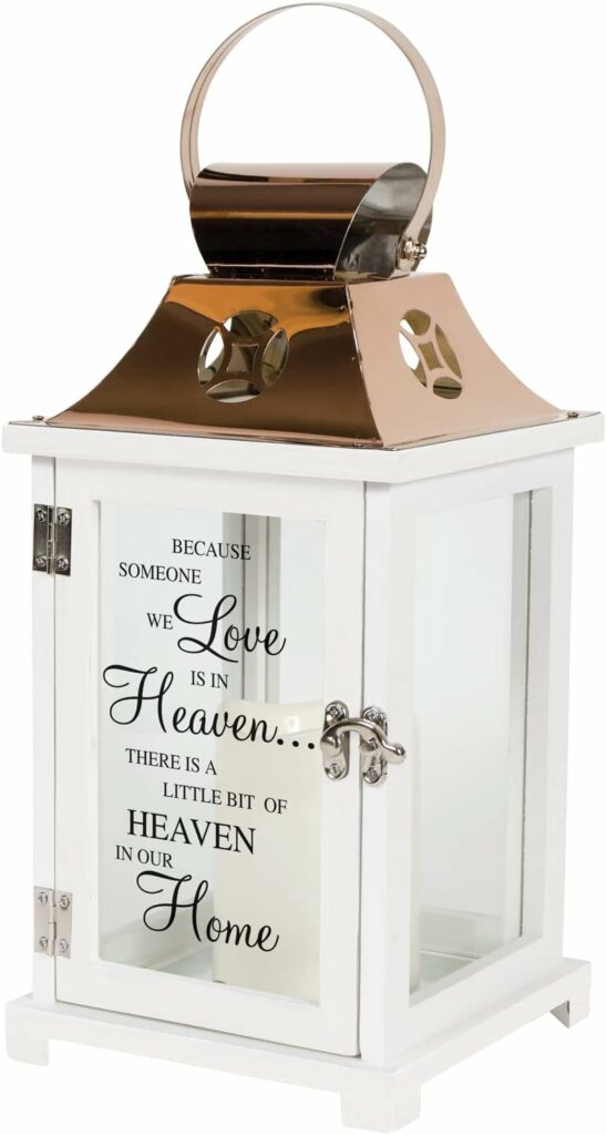 Heaven in Our Home Flameless Candles Copper Lantern