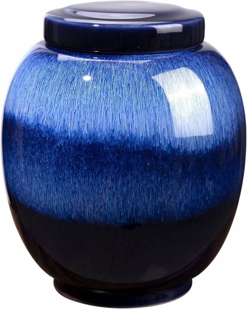 MOCANDA Medium Urns for Human Ashes,Funeral Urns,Cremation Keepsakes for Ashes,Medium Urns for Human Ashes Adult Female,Baby Urns for Ashes Boy Infant,Decorative Urns,Pet Urns for Dogs Ashes.